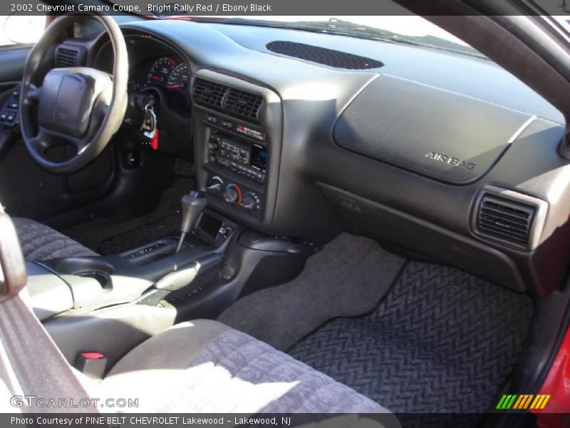 Bright Rally Red / Ebony Black 2002 Chevrolet Camaro Coupe