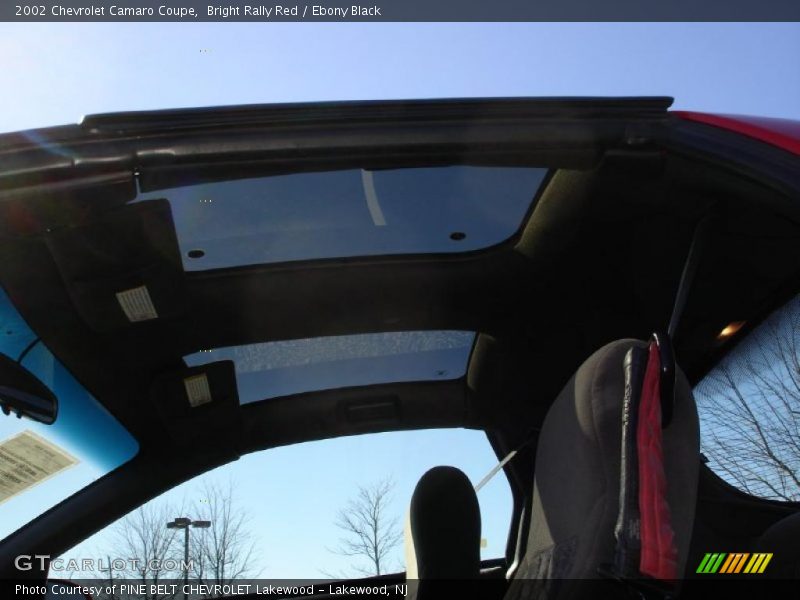 Bright Rally Red / Ebony Black 2002 Chevrolet Camaro Coupe