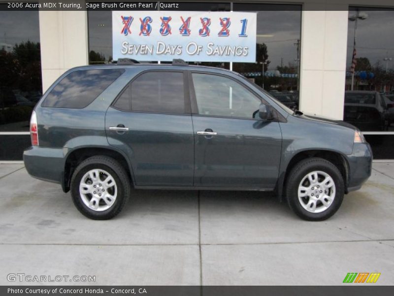 Sage Brush Green Pearl / Quartz 2006 Acura MDX Touring