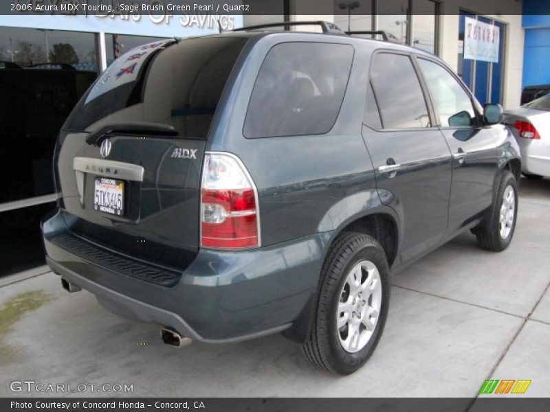 Sage Brush Green Pearl / Quartz 2006 Acura MDX Touring