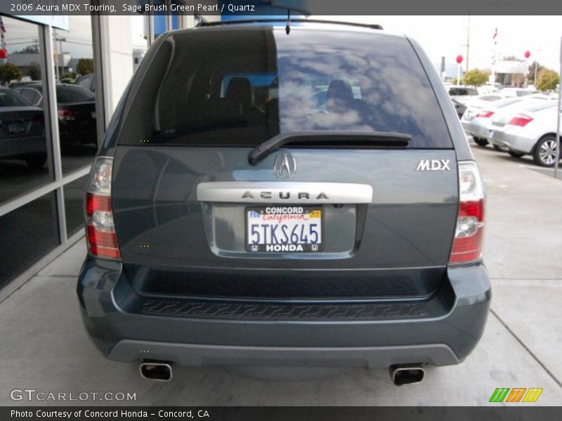 Sage Brush Green Pearl / Quartz 2006 Acura MDX Touring