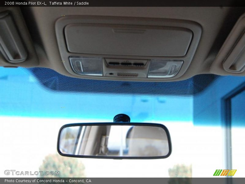 Taffeta White / Saddle 2008 Honda Pilot EX-L