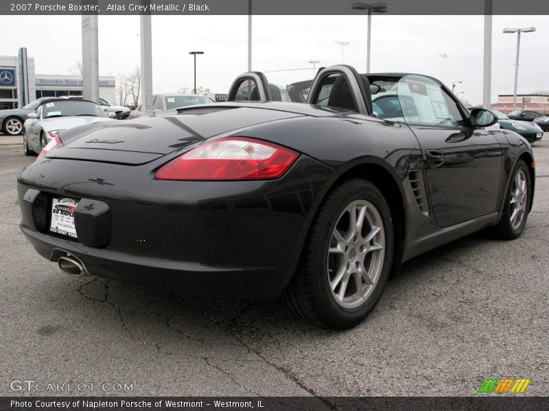Atlas Grey Metallic / Black 2007 Porsche Boxster