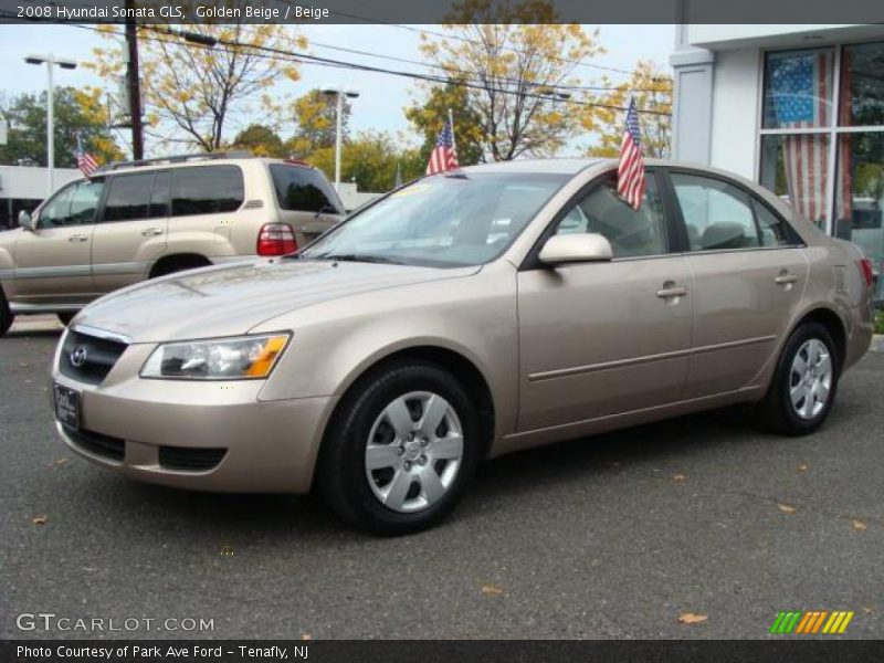 Golden Beige / Beige 2008 Hyundai Sonata GLS