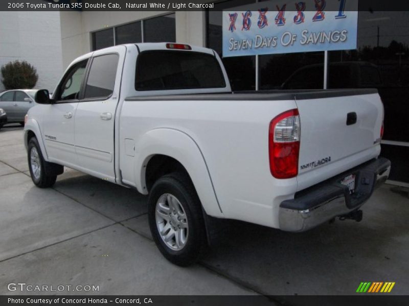 Natural White / Light Charcoal 2006 Toyota Tundra SR5 Double Cab