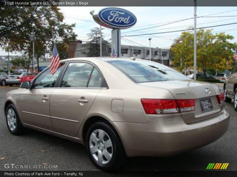 Golden Beige / Beige 2008 Hyundai Sonata GLS