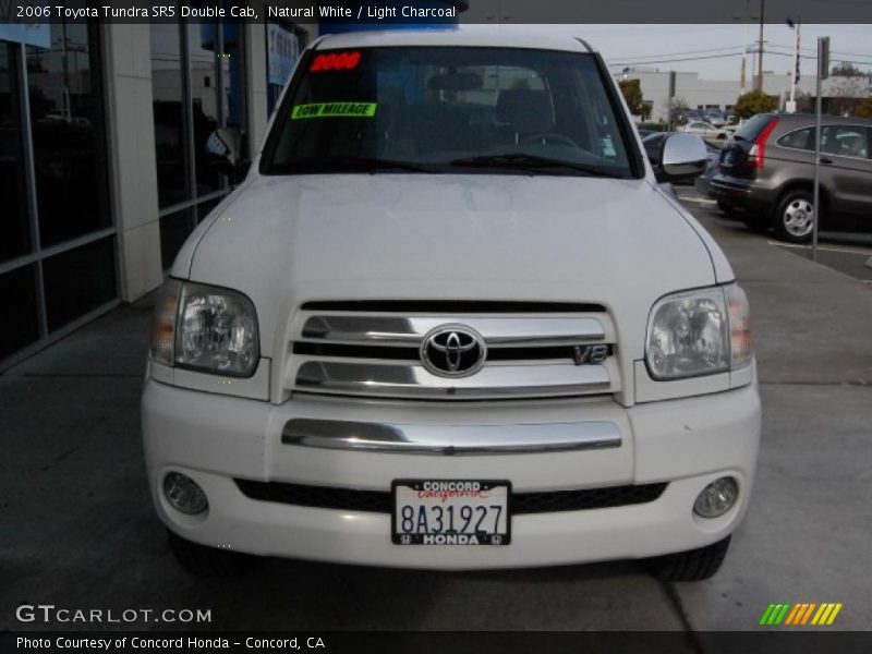 Natural White / Light Charcoal 2006 Toyota Tundra SR5 Double Cab