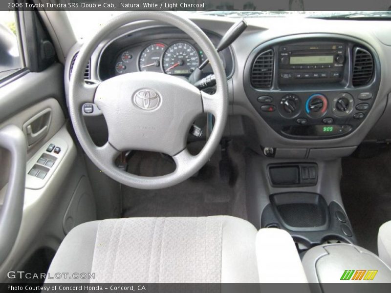 Natural White / Light Charcoal 2006 Toyota Tundra SR5 Double Cab