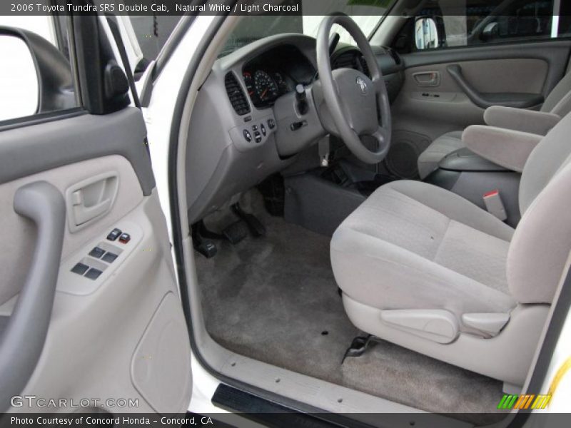 Natural White / Light Charcoal 2006 Toyota Tundra SR5 Double Cab