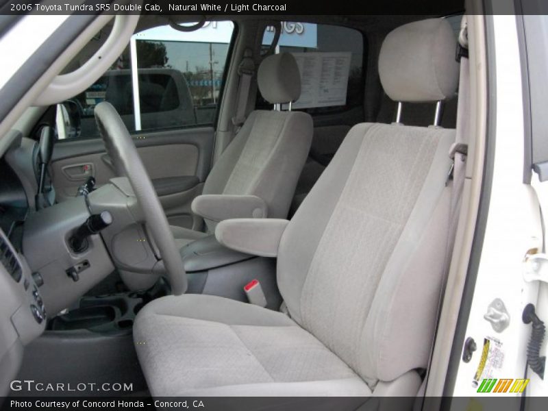 Natural White / Light Charcoal 2006 Toyota Tundra SR5 Double Cab