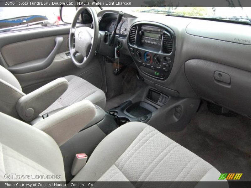 Natural White / Light Charcoal 2006 Toyota Tundra SR5 Double Cab