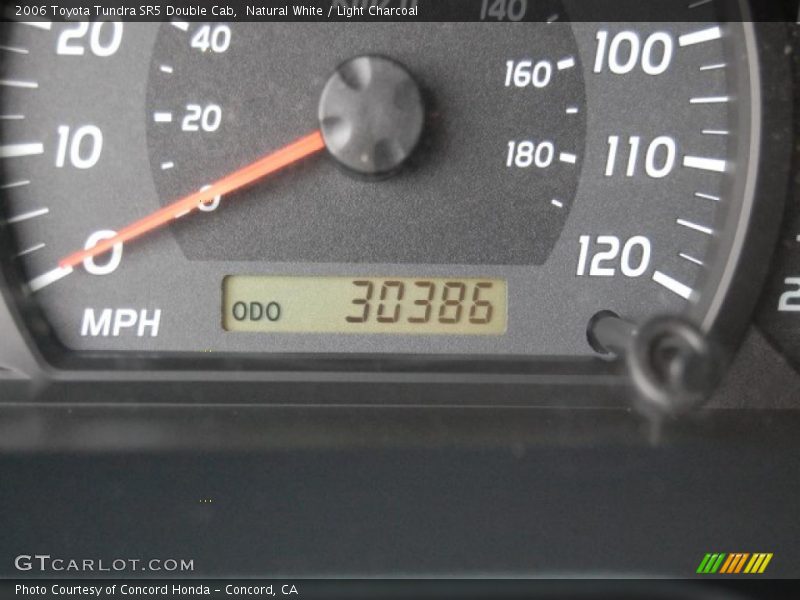 Natural White / Light Charcoal 2006 Toyota Tundra SR5 Double Cab
