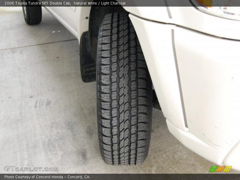 Natural White / Light Charcoal 2006 Toyota Tundra SR5 Double Cab