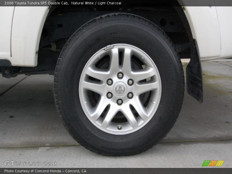 Natural White / Light Charcoal 2006 Toyota Tundra SR5 Double Cab