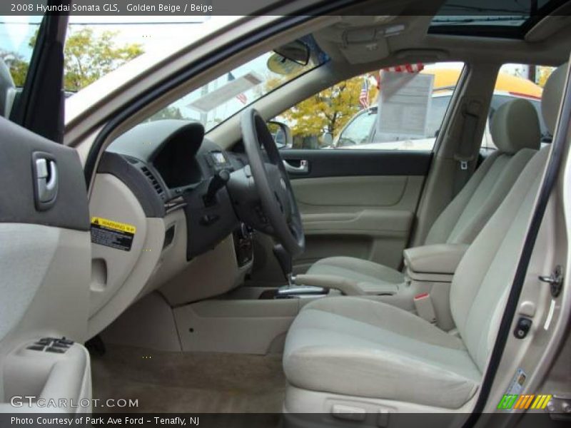 Golden Beige / Beige 2008 Hyundai Sonata GLS