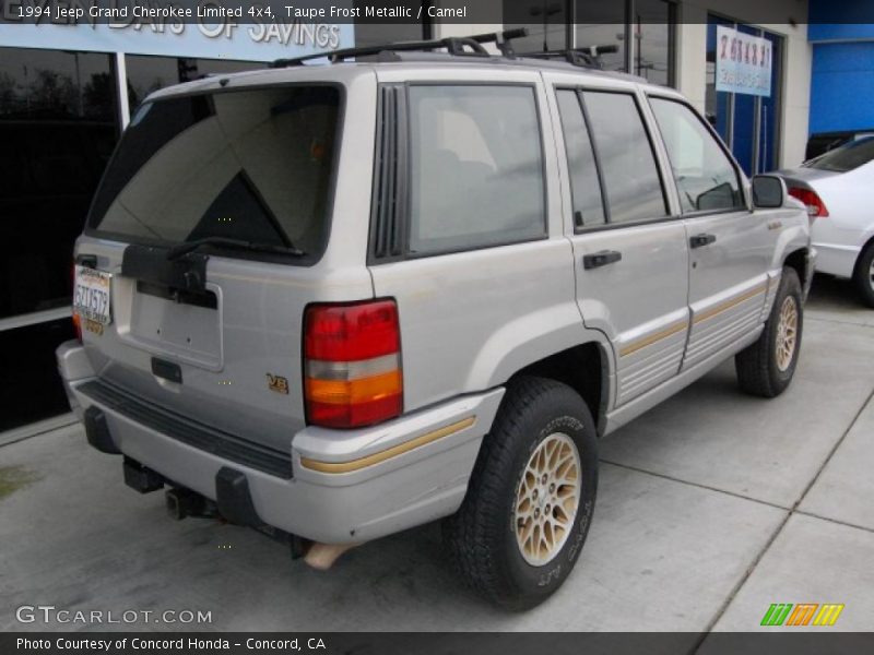 Taupe Frost Metallic / Camel 1994 Jeep Grand Cherokee Limited 4x4