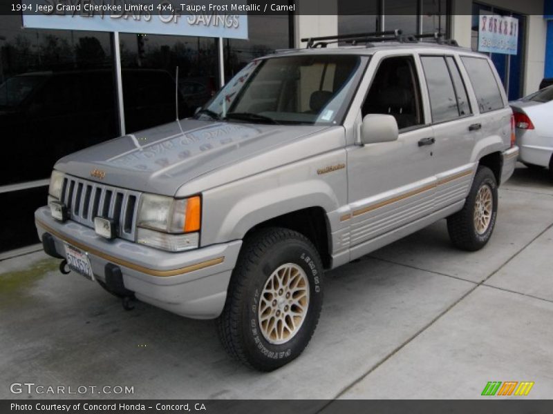 Taupe Frost Metallic / Camel 1994 Jeep Grand Cherokee Limited 4x4