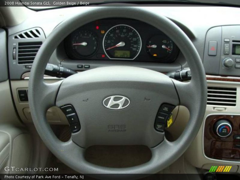 Golden Beige / Beige 2008 Hyundai Sonata GLS