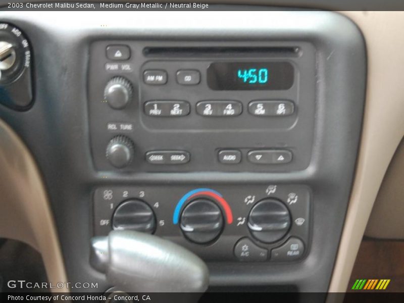 Medium Gray Metallic / Neutral Beige 2003 Chevrolet Malibu Sedan