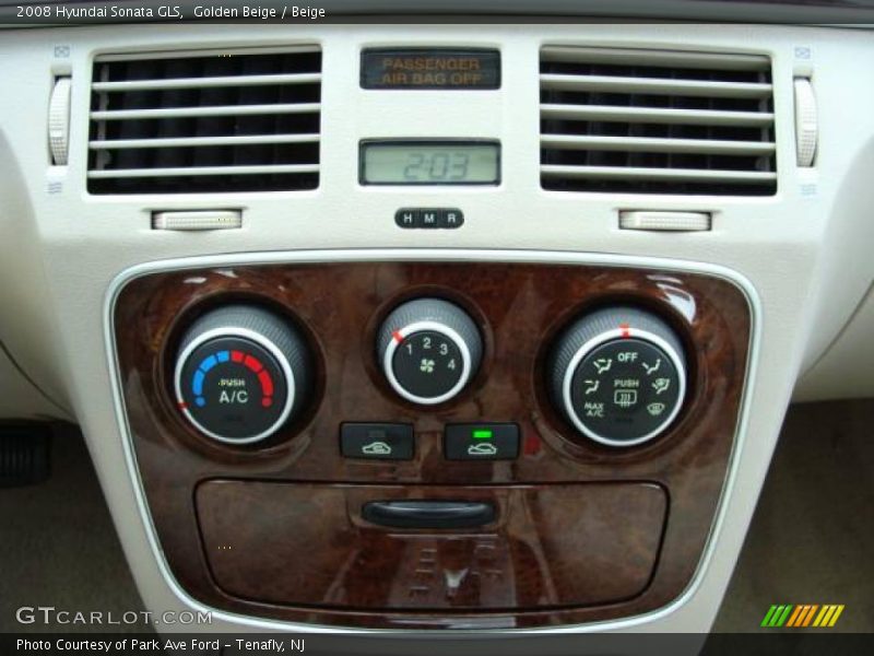 Golden Beige / Beige 2008 Hyundai Sonata GLS