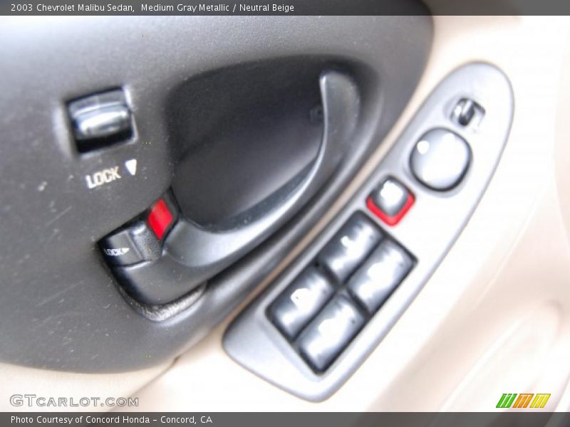 Medium Gray Metallic / Neutral Beige 2003 Chevrolet Malibu Sedan