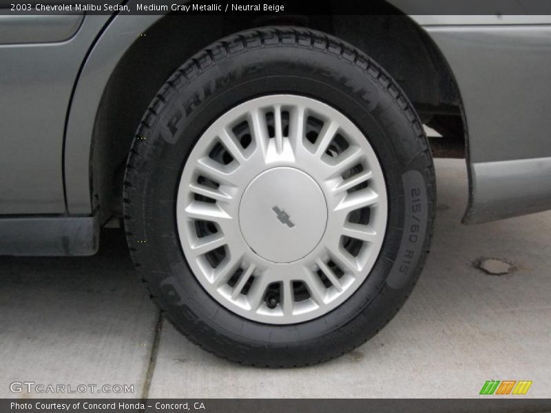Medium Gray Metallic / Neutral Beige 2003 Chevrolet Malibu Sedan