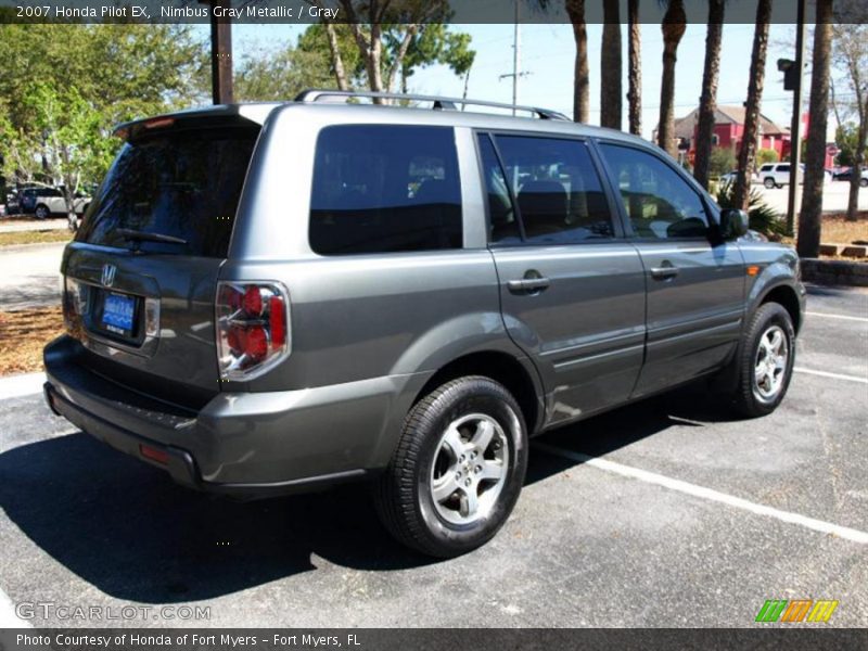Nimbus Gray Metallic / Gray 2007 Honda Pilot EX