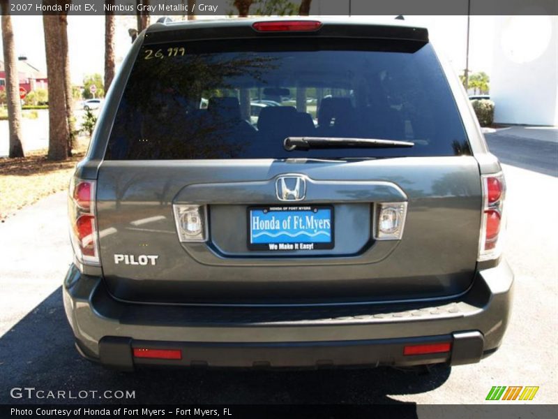 Nimbus Gray Metallic / Gray 2007 Honda Pilot EX