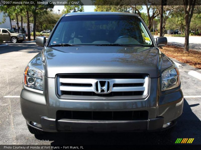 Nimbus Gray Metallic / Gray 2007 Honda Pilot EX