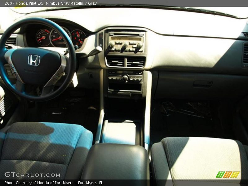 Nimbus Gray Metallic / Gray 2007 Honda Pilot EX