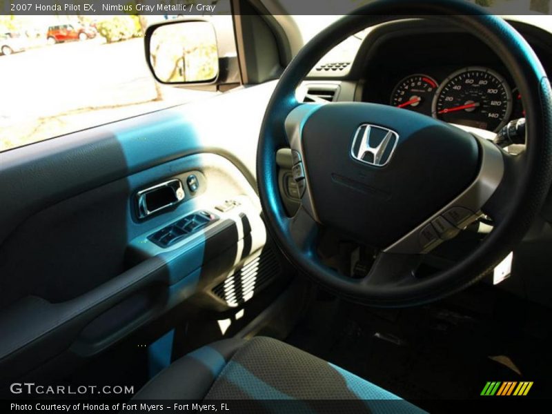 Nimbus Gray Metallic / Gray 2007 Honda Pilot EX