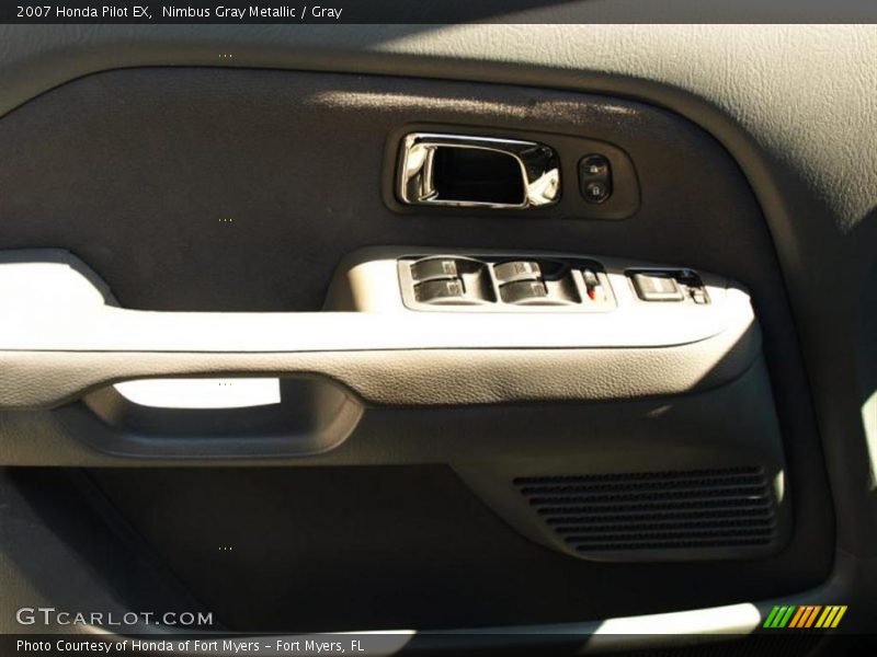 Nimbus Gray Metallic / Gray 2007 Honda Pilot EX