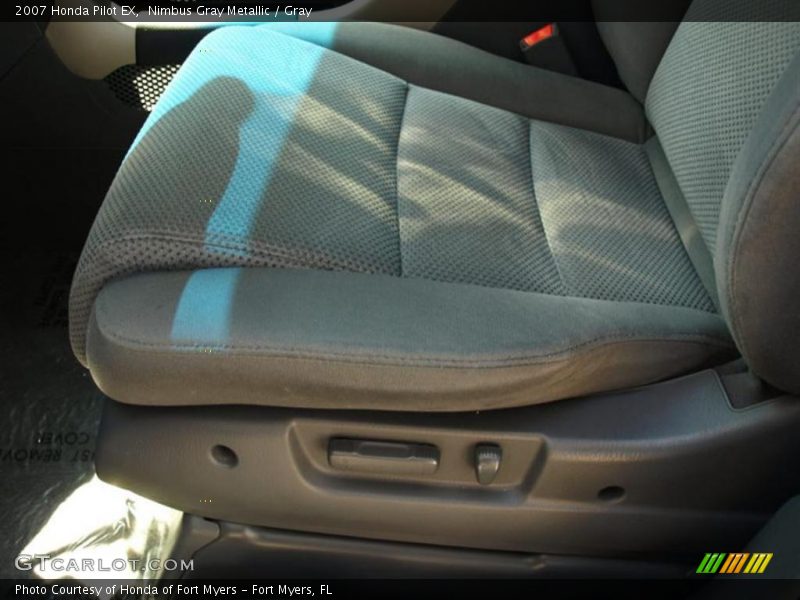 Nimbus Gray Metallic / Gray 2007 Honda Pilot EX