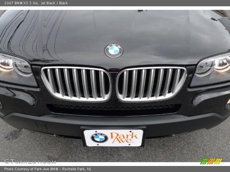 Jet Black / Black 2007 BMW X3 3.0si