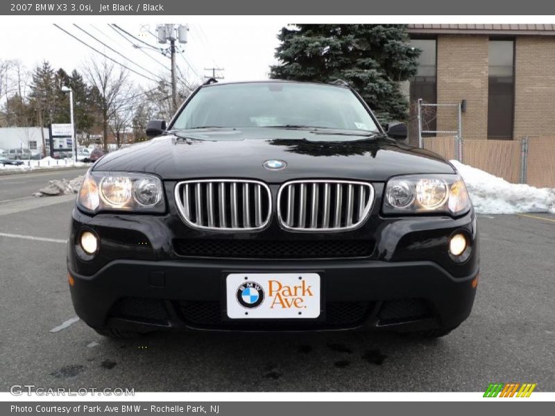 Jet Black / Black 2007 BMW X3 3.0si