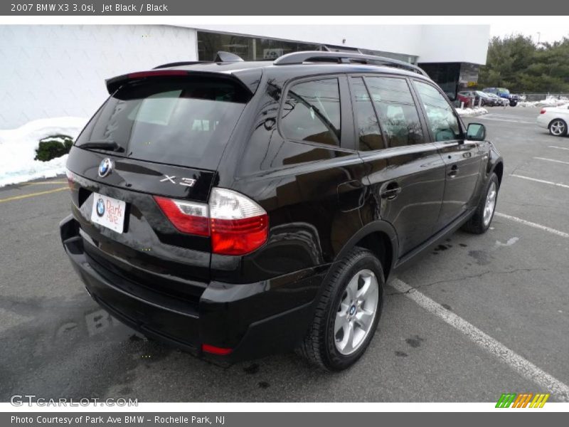 Jet Black / Black 2007 BMW X3 3.0si