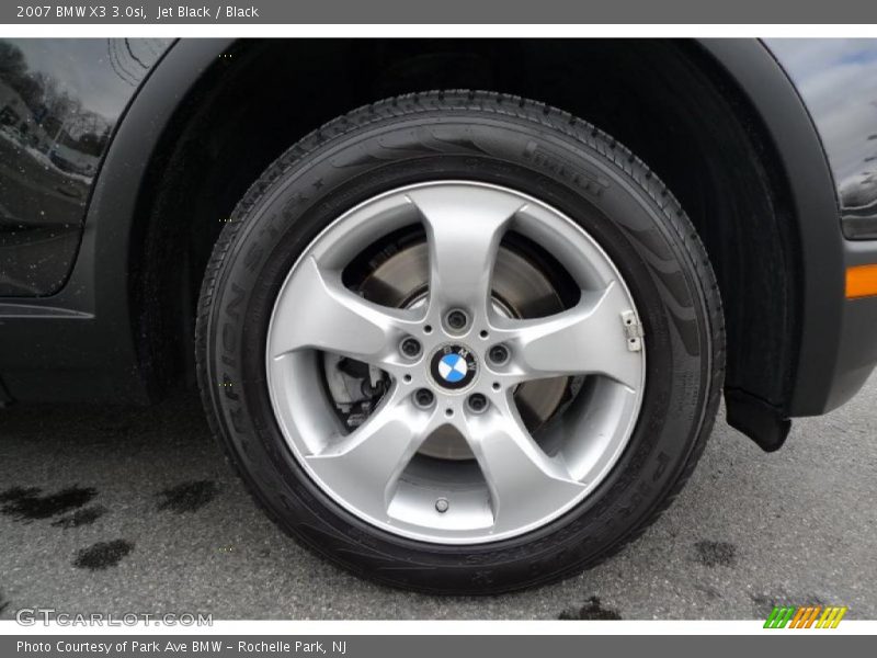 Jet Black / Black 2007 BMW X3 3.0si