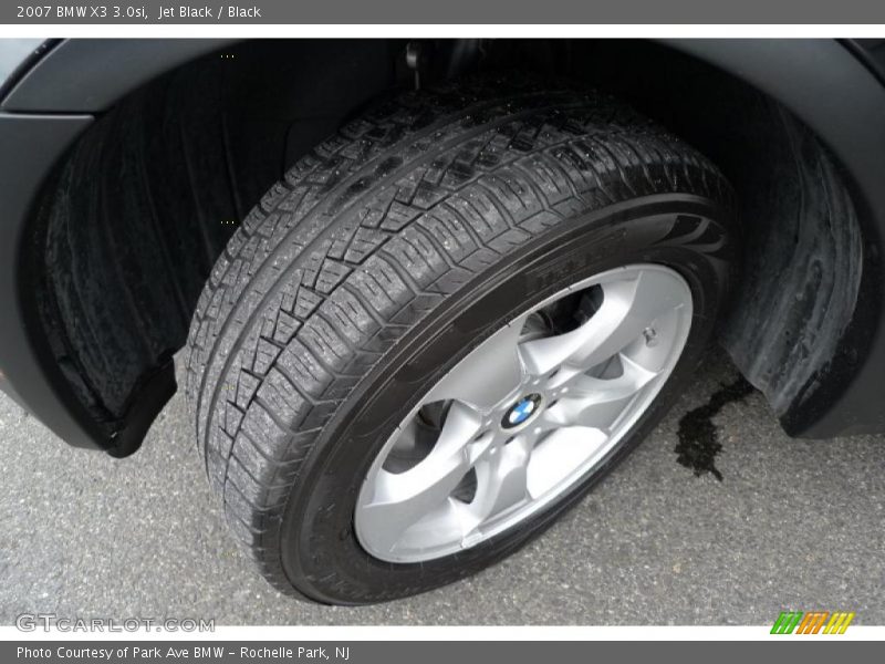 Jet Black / Black 2007 BMW X3 3.0si