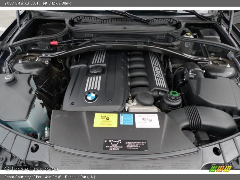 Jet Black / Black 2007 BMW X3 3.0si