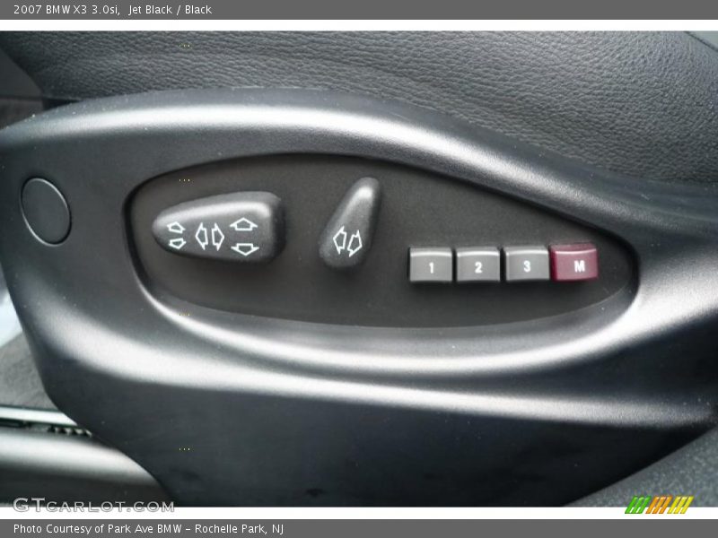 Jet Black / Black 2007 BMW X3 3.0si