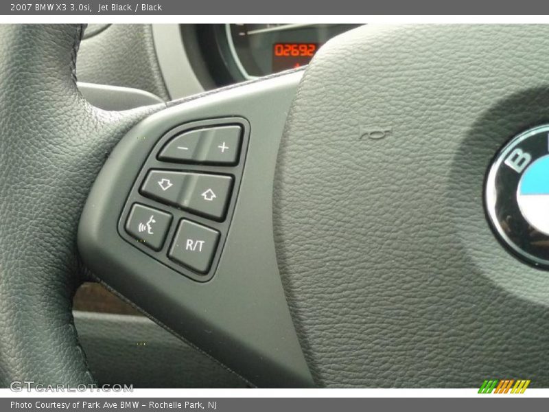 Jet Black / Black 2007 BMW X3 3.0si