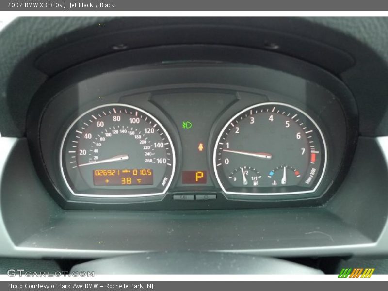 Jet Black / Black 2007 BMW X3 3.0si