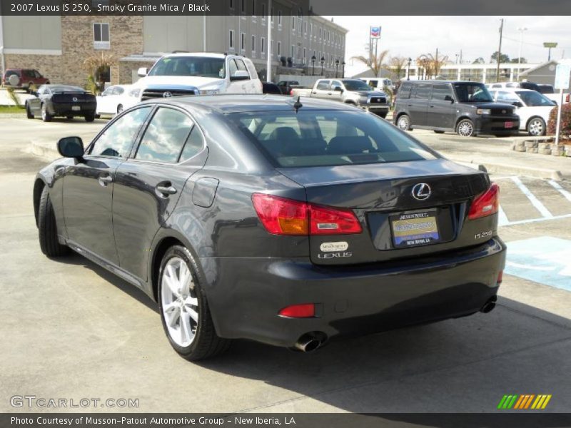 Smoky Granite Mica / Black 2007 Lexus IS 250