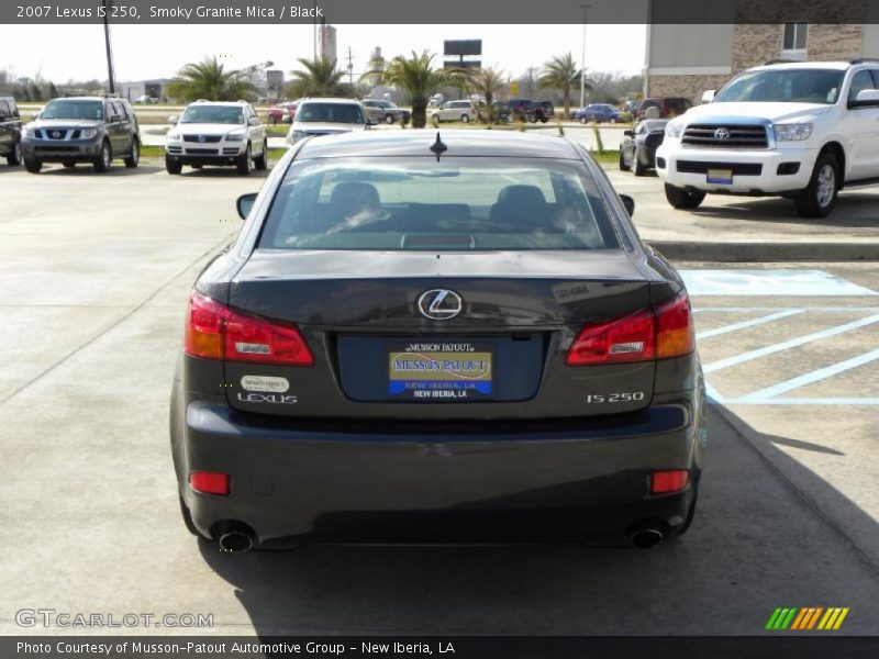 Smoky Granite Mica / Black 2007 Lexus IS 250