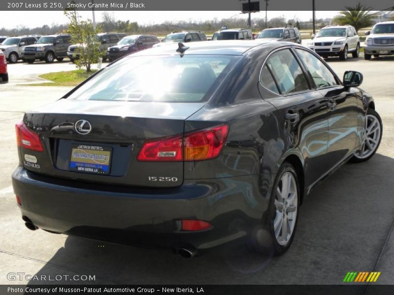 Smoky Granite Mica / Black 2007 Lexus IS 250