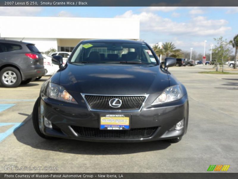 Smoky Granite Mica / Black 2007 Lexus IS 250