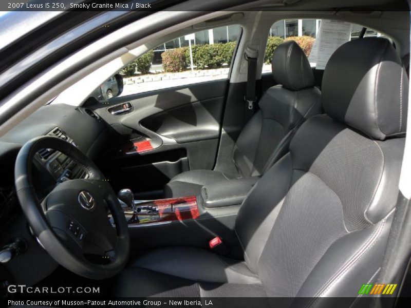Smoky Granite Mica / Black 2007 Lexus IS 250