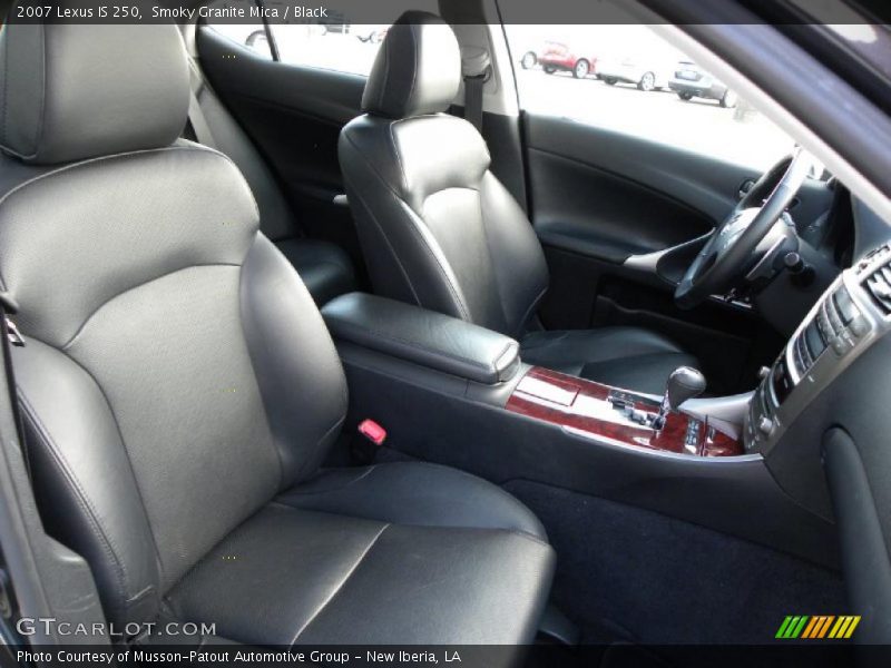 Smoky Granite Mica / Black 2007 Lexus IS 250