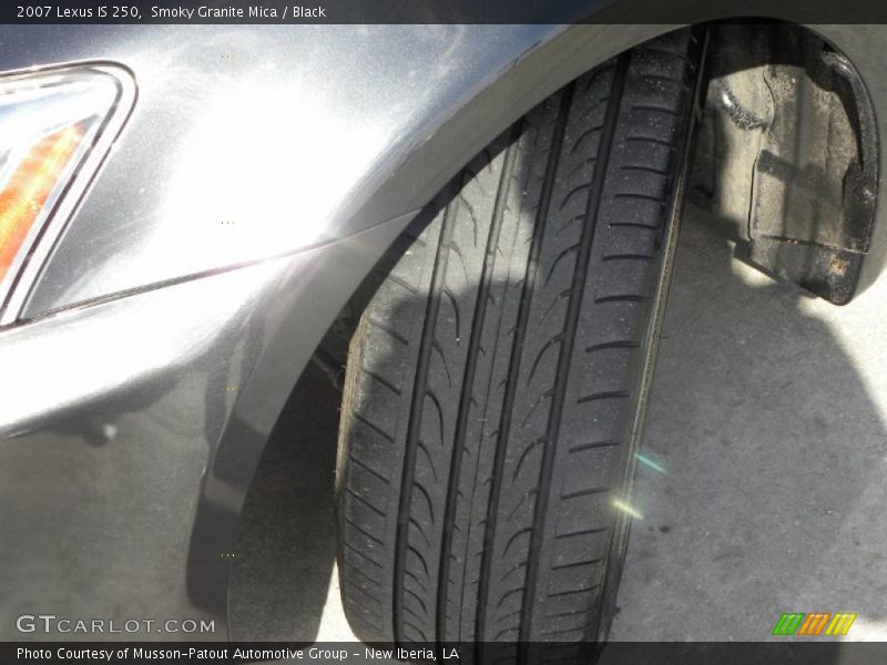 Smoky Granite Mica / Black 2007 Lexus IS 250