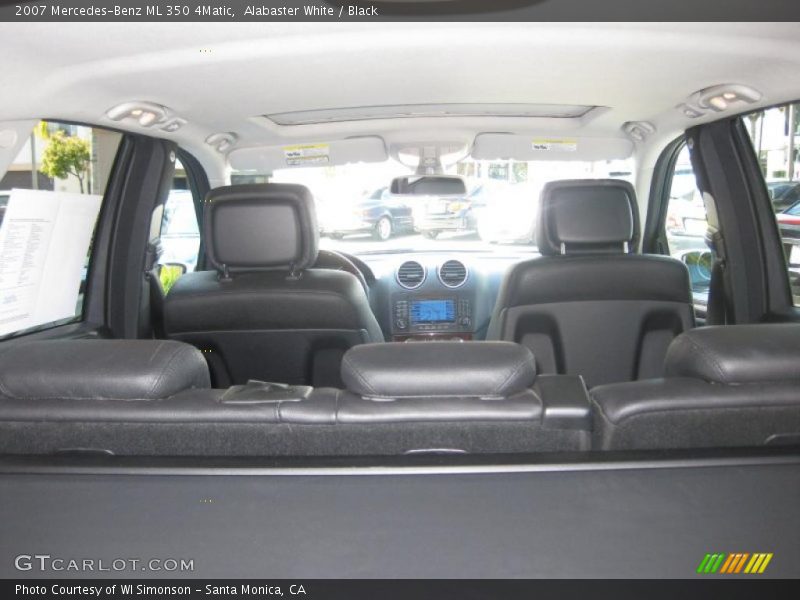 Alabaster White / Black 2007 Mercedes-Benz ML 350 4Matic